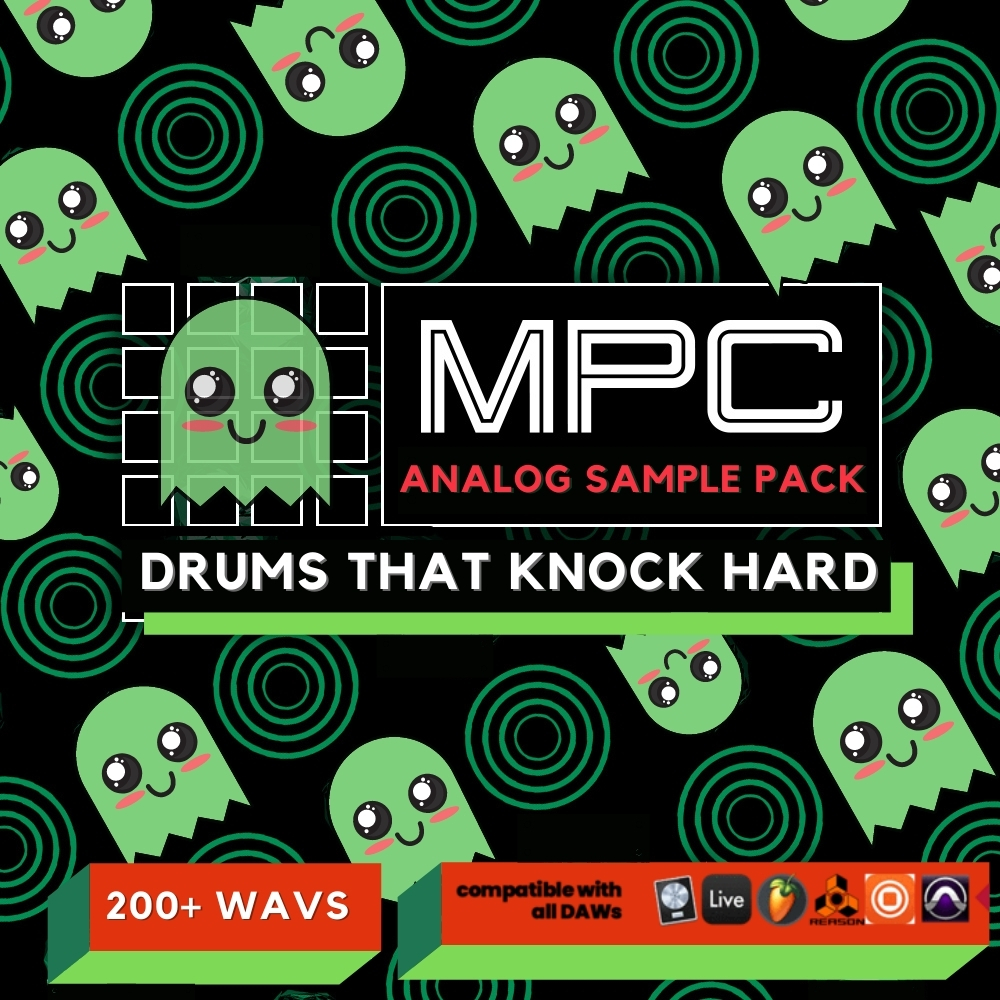 "MPC ANALOG SAMPLE PACK- DRUMS THAT KNOCK HARD V1"